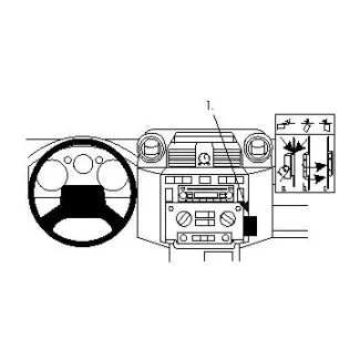 Brodit Proclip Monteringsbeslag - Land Rover Defender 07-16