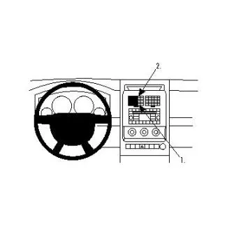 Brodit Proclip Monteringsbeslag - Jeep Cherokee 09-12 og Liberty 08-12