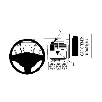 Brodit Proclip Monteringsbeslag - Toyota Urban Cruiser 09-16