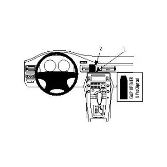 Brodit Proclip Monteringsbeslag - Volvo S80 07-11, V70 II 08-11 og XC70 08-11 (KUN til modeller med træpanel)