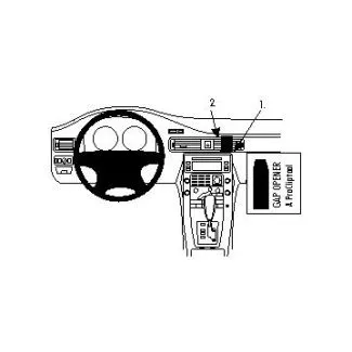 Brodit Proclip Monteringsbeslag - Volvo S80 07-11, V70 II 08-11 og XC70 08-11 (KUN til modeller med træpanel)