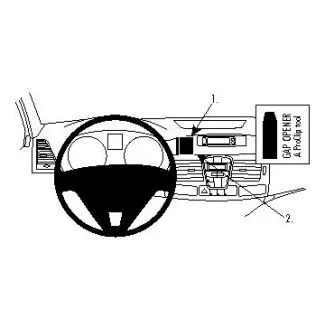 Brodit Proclip Monteringsbeslag - Renault Laguna 08-15