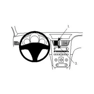 Brodit Proclip Monteringsbeslag - Chevrolet Malibu 08-12