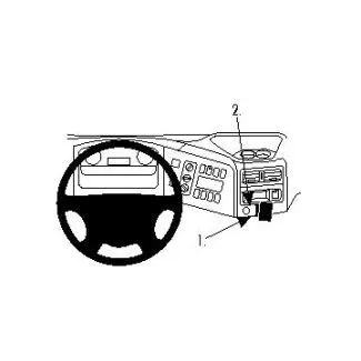 Brodit Proclip Monteringsbeslag - Mercedes Benz Atego 08-23