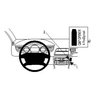 Brodit Proclip Monteringsbeslag - Citroen C5 III 08-17