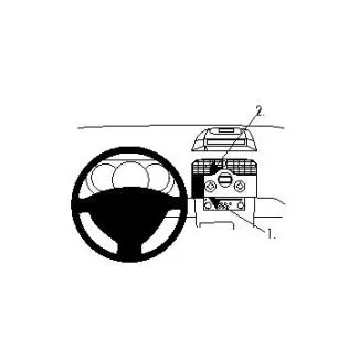 Brodit Proclip Monteringsbeslag - Renault Kangoo 08-13