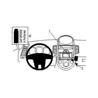 Brodit Proclip Monteringsbeslag - Kia Soul 09-13