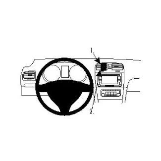 Brodit Proclip Monteringsbeslag - Volkswagen Golf VI 09-12 og Golf VI Variant 10-12