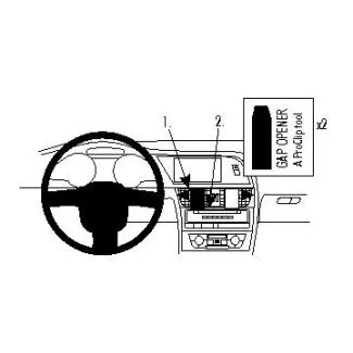 Brodit ProClip Monteringsbeslag - Audi A4 Allroad 08-16, Audi A4 Avant 08-15, Audi A4 Sedan 08-15, Audi A5 07-16, Audi S4 Avant 08-15,  Audi S4 Sedan 08-15 og Audi S5 07-16