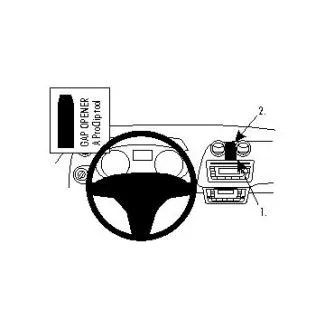 Brodit Proclip Monteringsbeslag - Seat Ibiza 09-17
