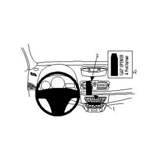 Brodit Proclip Monteringsbeslag - Renault Fluence 10-15 og Mégane III 09-16