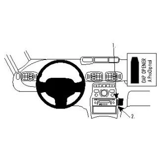 Brodit Proclip Monteringsbeslag - Citroen C3 Picasso 2009-2018