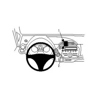 Brodit Proclip Monteringsbeslag - Honda Fit 09-14 og Jazz 09-14