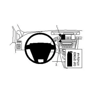 Brodit Proclip Monteringsbeslag - Toyota Prius 10-16