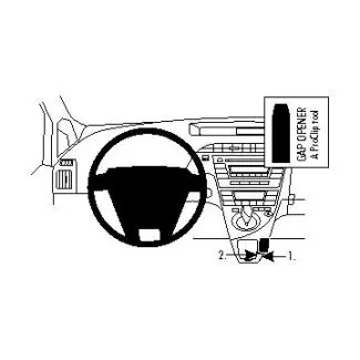 Brodit Proclip Monteringsbeslag - Toyota Prius 10-16