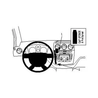 Brodit Proclip Monteringsbeslag - Ford Tourneo Connect 10-13 og Transit Connect 10-13 (KUN til 10-12 modeller uden USB-port)