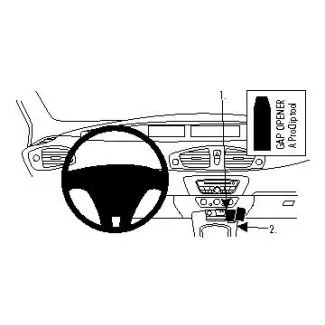 Brodit Proclip Monteringsbeslag - Renault Scénic 10-16 (KUN til modeller med håndbremse)
