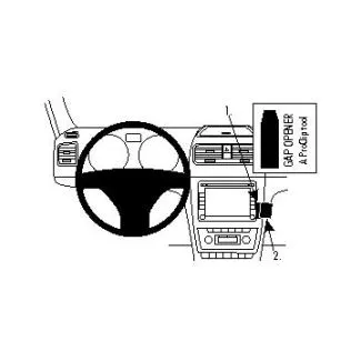 Brodit Proclip Monteringsbeslag - Skoda Yeti 10-17 (Kun til modeller med original Swing eller Blues Radio)