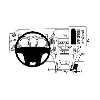 Brodit Proclip Monteringsbeslag - Chevrolet Equinox 10-16