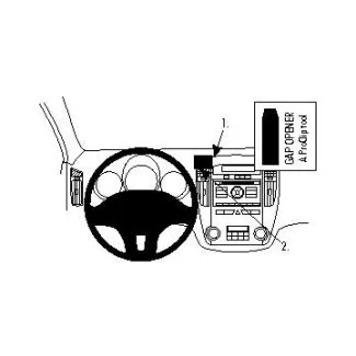 Brodit Proclip Monteringsbeslag - Kia Ceed 10-12