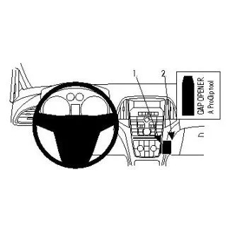 Brodit Proclip Monteringsbeslag - Opel Astra 10-15