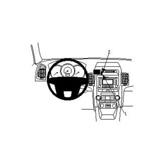 Brodit Proclip Monteringsbeslag - Kia Sorento 10-12