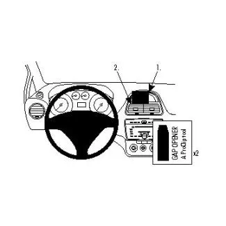Brodit Proclip Monteringsbeslag - Fiat Punto Evo 10-19