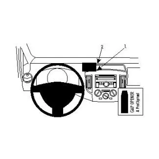 Brodit Proclip Monteringsbeslag - Nissan Evalia 10-14, Evalia 15-21, NV200 10-14 og NV200 15-23 (IKKE til alle 2015 modeller)