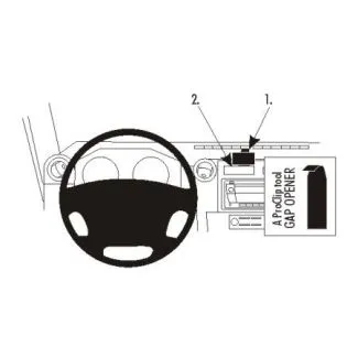 Brodit Proclip Monteringsbeslag - Toyota LandCruiser 70 08-23