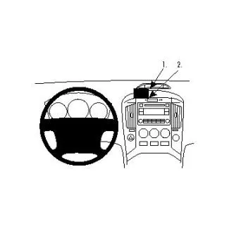Brodit Proclip Monteringsbeslag - Hyundai H1 09-20, iLoad 09-21 og iMax 09-21