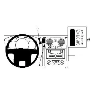 Brodit Proclip Monteringsbeslag - Isuzu D-Max 08-11 og Rodeo 08-12