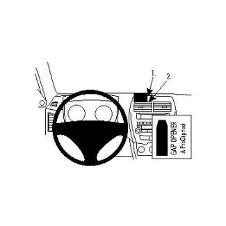 Brodit Proclip Monteringsbeslag - Citroen C4 Aircross 13-18, Mitsubishi ASX 10-14 og Peugeot 4008 13-15