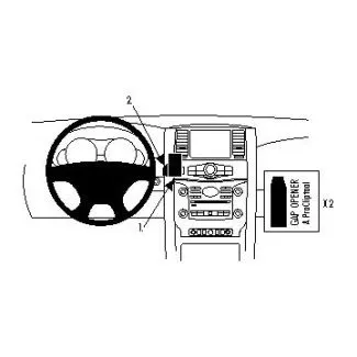 Brodit Proclip Monteringsbeslag - Nissan Patrol 11-19