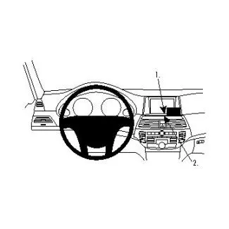 Brodit Proclip Monteringsbeslag - Honda Accord Coupé 08-12 og Accord Crosstour 10-12 (IKKE til modeller med fabriksinstalleret navigation)