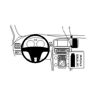 Brodit Proclip Monteringsbeslag - Volvo S60 11-18 og V60 11-18