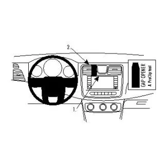 Brodit Proclip Monteringsbeslag - Chrysler 200 11-14, Chrysler 200 Convertible 11-14 og Lancia Flavia 12-14