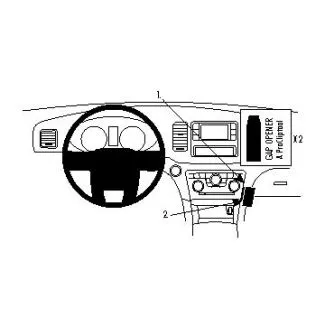 Brodit Proclip Monteringsbeslag - Dodge Charger 2011-2023