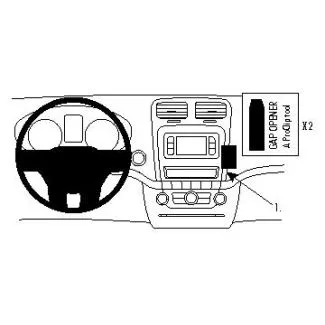 Brodit Proclip Monteringsbeslag - Dodge Journey 11-23 og Fiat Freemont 11-21 (KUN til modeller med 4,3