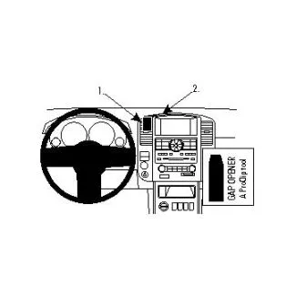 Brodit Proclip Monteringsbeslag - Nissan Pathfinder 10-12 (KUN til modeller med fabriksinstalleret navigation eller info skærm)