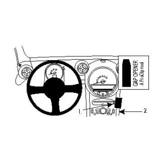 Brodit Proclip Monteringsbeslag - Mini Cooper Countryman 10-16 og Paceman 13-16