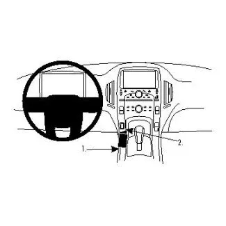 Brodit Proclip Monteringsbeslag - Chevrolet Volt 11-15 og Opel Ampera 11-15
