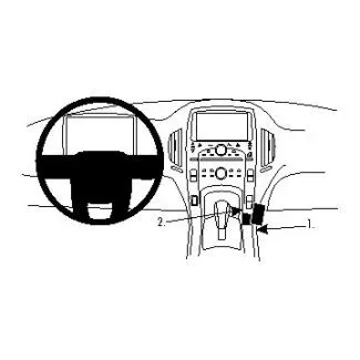 Brodit Proclip Monteringsbeslag - Chevrolet Volt 11-15 og Opel Ampera 11-15