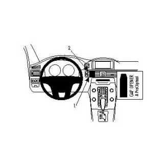 Brodit Proclip Monteringsbeslag - Volvo S80 12-16, V70 II 12-16 og XC70 12-16 (IKKE til modeller med træpanel)
