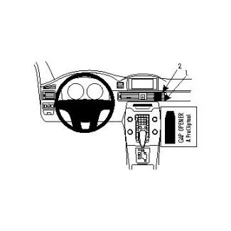 Brodit Proclip Monteringsbeslag - Volvo S80 12-16, V70 II 12-16 og XC70 12-16 (IKKE til modeller med træpanel)