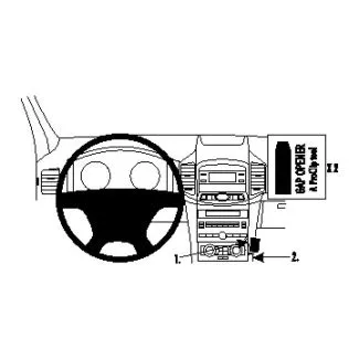 Brodit Proclip Monteringsbeslag - Chevrolet Captiva 12-14