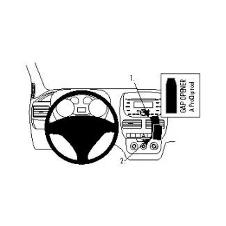 Brodit Proclip Monteringsbeslag - Fiat Doblò 10-14 og Opel Combo 12-18