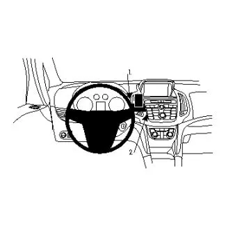 Brodit Proclip Monteringsbeslag - Opel Zafira C 12-16