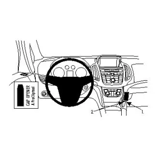 Brodit Proclip Monteringsbeslag - Opel Zafira C 12-19