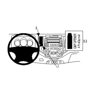 Brodit Proclip Monteringsbeslag - Toyota HiLux 12-16