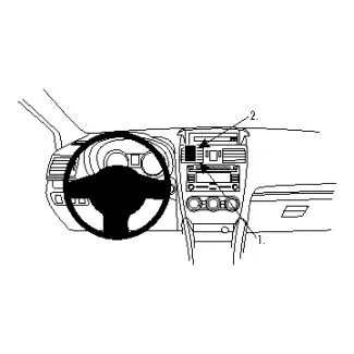 Brodit Proclip Monteringsbeslag - Subaru Forester 13-18, Impreza 12-16, Levorg 16-21 og XV 12-17